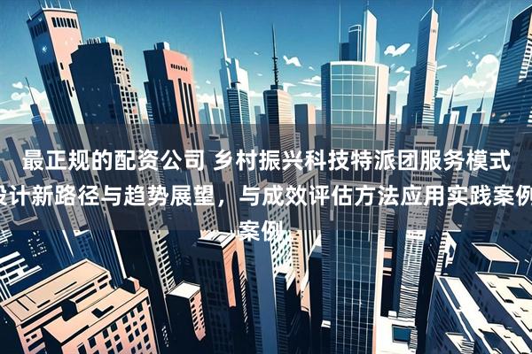 最正规的配资公司 乡村振兴科技特派团服务模式设计新路径与趋势展望，与成效评估方法应用实践案例。