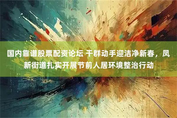 国内靠谱股票配资论坛 干群动手迎洁净新春，凤新街道扎实开展节前人居环境整治行动